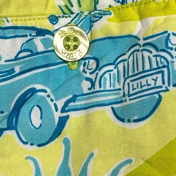 Lilly Pulitzer Skirt in Kelp Green “Cruisin” VTG Size: 8 - Picture 3 of 6